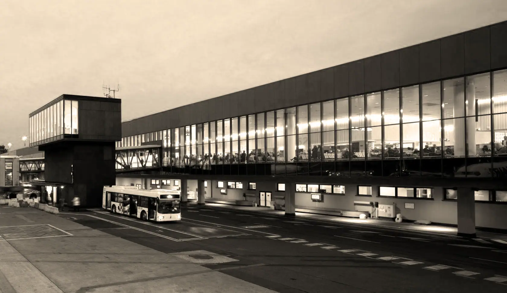 Terminal of Milan-Bergamo Airport BGY.