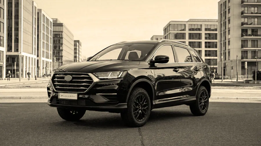 Black Cirelli 5 SUV in the city.